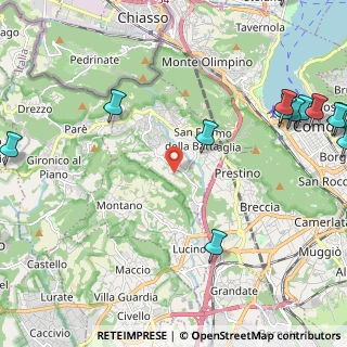 Mappa Via Vergosa, 22020 San Fermo della Battaglia CO, Italia (3.29643)