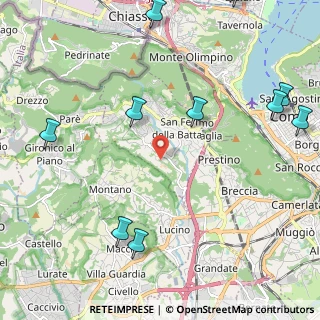 Mappa Via Vergosa, 22020 San Fermo della Battaglia CO, Italia (3.04545)