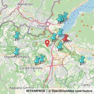 Mappa Via Vergosa, 22020 San Fermo della Battaglia CO, Italia (4.18917)