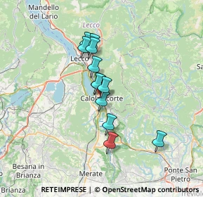 Mappa Largo Giuseppe Garibaldi, 23801 Calolziocorte LC, Italia (5.06917)