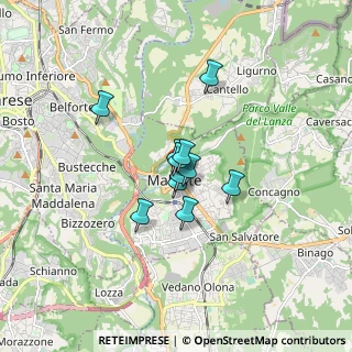 Mappa Via G. Bruno, 21046 Malnate VA, Italia (0.94273)