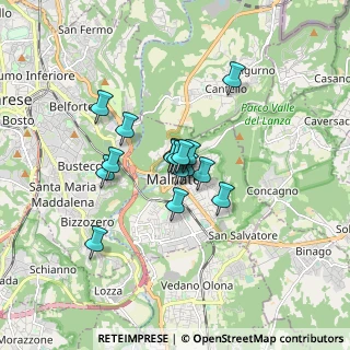 Mappa Via G. Bruno, 21046 Malnate VA, Italia (1.06063)