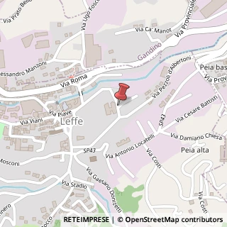 Mappa Via Padre Marcantonio Galizzi, 1, 24026 Leffe, Bergamo (Lombardia)