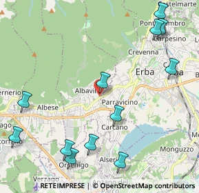 Mappa Via Arcore, 22031 Albavilla CO, Italia (2.68167)