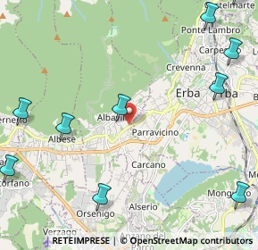 Mappa Via Arcore, 22031 Albavilla CO, Italia (3.26636)