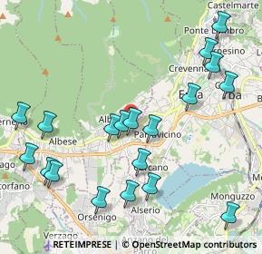 Mappa Via Arcore, 22031 Albavilla CO, Italia (2.33421)