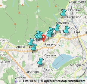Mappa Via Arcore, 22031 Albavilla CO, Italia (1.28769)