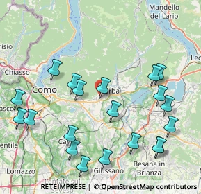 Mappa Via Arcore, 22031 Albavilla CO, Italia (9.401)