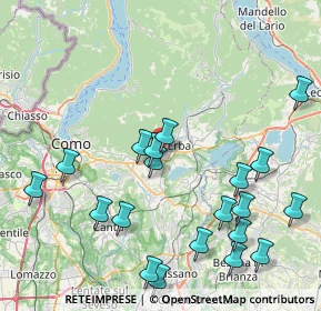 Mappa Via Arcore, 22031 Albavilla CO, Italia (9.54)