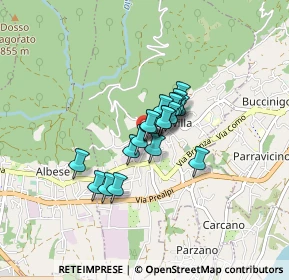 Mappa Via Basso Formiano, 22031 Albavilla CO, Italia (0.4615)