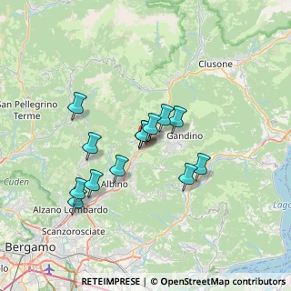 Mappa Via XXV Aprile, 24020 Fiorano Al Serio BG, Italia (5.86231)
