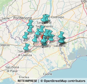 Mappa Via Udine, 30026 Portogruaro VE, Italia (8.984)