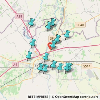 Mappa Via Udine, 30026 Portogruaro VE, Italia (3.44842)