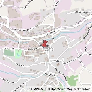 Mappa Via Sacco, 1, 24026 Leffe, Bergamo (Lombardia)