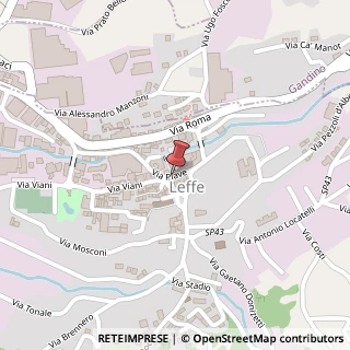 Mappa Via Piave, 14, 24026 Leffe, Bergamo (Lombardia)