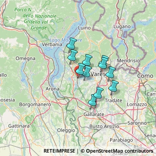 Mappa Via Borghi, 21024 Biandronno VA, Italia (9.52)