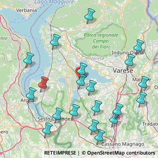 Mappa Via Borghi, 21024 Biandronno VA, Italia (10.323)