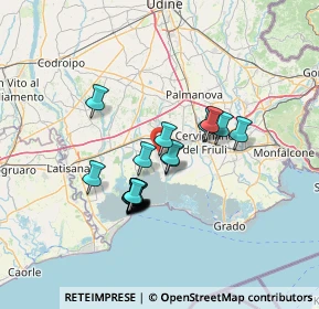 Mappa Snc Z.I. Aussa Corno, 33058 San Giorgio di Nogaro UD, Italia (10.9845)