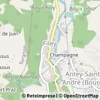 Karta Antey-Saint-André