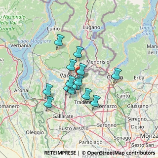 Mappa Via Cavalier A. Brusa, 21046 Malnate VA, Italia (10.3)