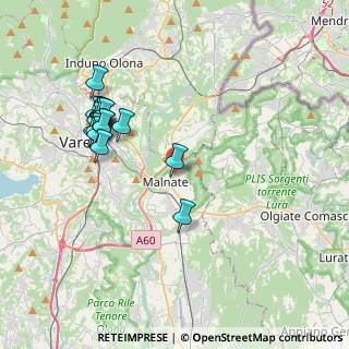 Mappa Via Cavalier A. Brusa, 21046 Malnate VA, Italia (3.97353)
