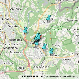 Mappa Via Cavalier A. Brusa, 21046 Malnate VA, Italia (0.99182)
