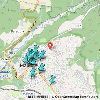 Mappa Via Cavalier A. Brusa, 21046 Malnate VA, Italia (0.5235)