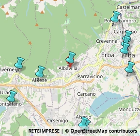 Mappa Piazza Fontana, 22031 Albavilla CO, Italia (2.90364)