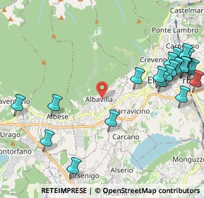 Mappa Piazza Fontana, 22031 Albavilla CO, Italia (2.6935)