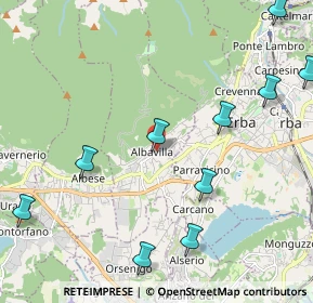 Mappa Piazza Fontana, 22031 Albavilla CO, Italia (2.81)