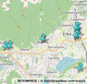 Mappa Piazza Fontana, 22031 Albavilla CO, Italia (3.10636)