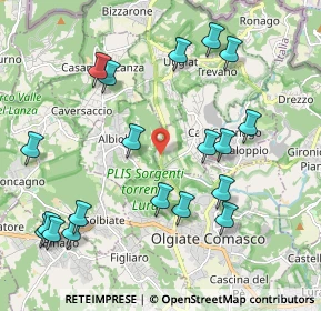 Mappa Via delle industrie SNC, 22020 Faloppio CO, Italia (2.33105)