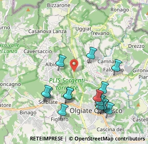 Mappa Via delle industrie SNC, 22020 Faloppio CO, Italia (2.078)