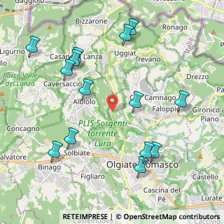 Mappa Via Lombardia, 22020 Faloppio CO, Italia (2.34643)