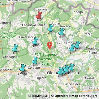 Mappa Via delle industrie SNC, 22020 Faloppio CO, Italia (2.34643)