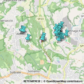 Mappa Via delle industrie SNC, 22020 Faloppio CO, Italia (0.8385)