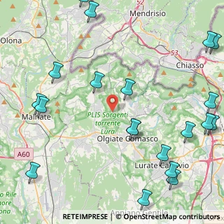 Mappa Via delle industrie SNC, 22020 Faloppio CO, Italia (6.0765)