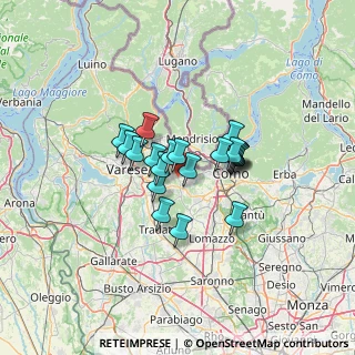Mappa Via delle industrie SNC, 22020 Faloppio CO, Italia (8.606)