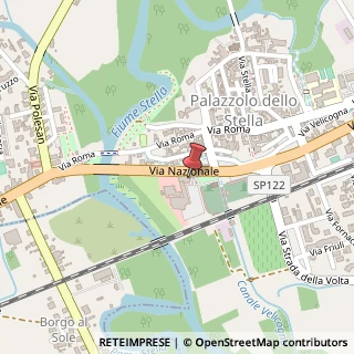 Mappa Via Nazionale, 45, 33056 Palazzolo dello Stella, Udine (Friuli-Venezia Giulia)