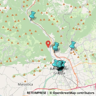Mappa Via San Martino, 36061 Bassano del Grappa VI, Italia (4.04533)