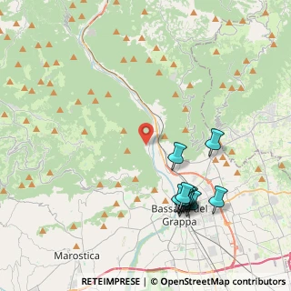 Mappa Via San Martino, 36061 Bassano del Grappa VI, Italia (4.35727)