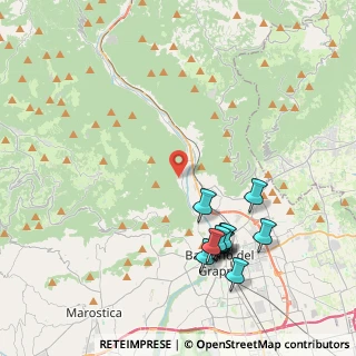 Mappa Via San Martino, 36061 Bassano del Grappa VI, Italia (4.41091)