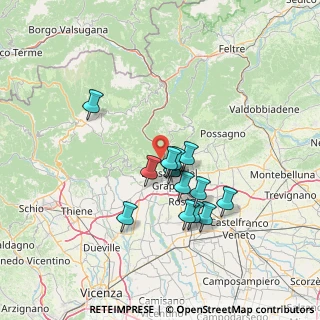 Mappa Via San Martino, 36061 Bassano del Grappa VI, Italia (11.21143)