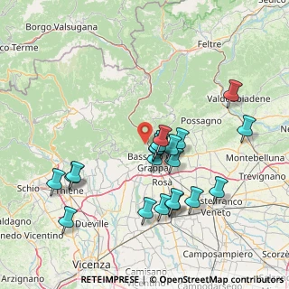 Mappa Via San Martino, 36061 Bassano del Grappa VI, Italia (15.219)