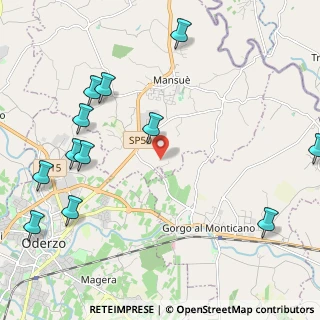 Mappa Via per Oderzo, 31040 Gorgo al Monticano TV, Italia (2.75333)