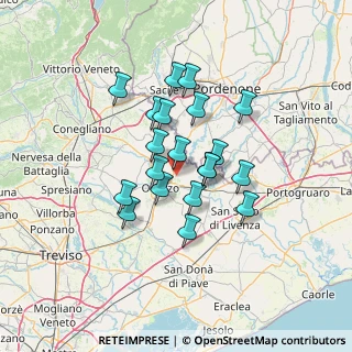 Mappa Via per Oderzo, 31040 Gorgo al Monticano TV, Italia (10.4185)
