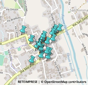 Mappa Via Michelangelo Grigoletti, 33050 Carlino UD, Italia (0.11923)