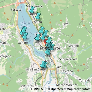 Mappa Via IV Novembre, 23801 Calolziocorte LC, Italia (1.3845)