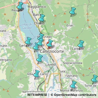 Mappa Via IV Novembre, 23801 Calolziocorte LC, Italia (2.54214)