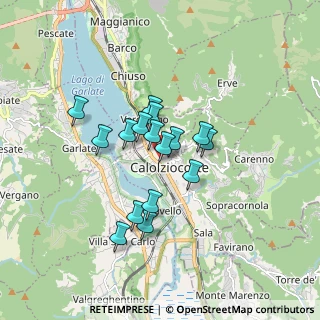 Mappa Via IV Novembre, 23801 Calolziocorte LC, Italia (1.26625)